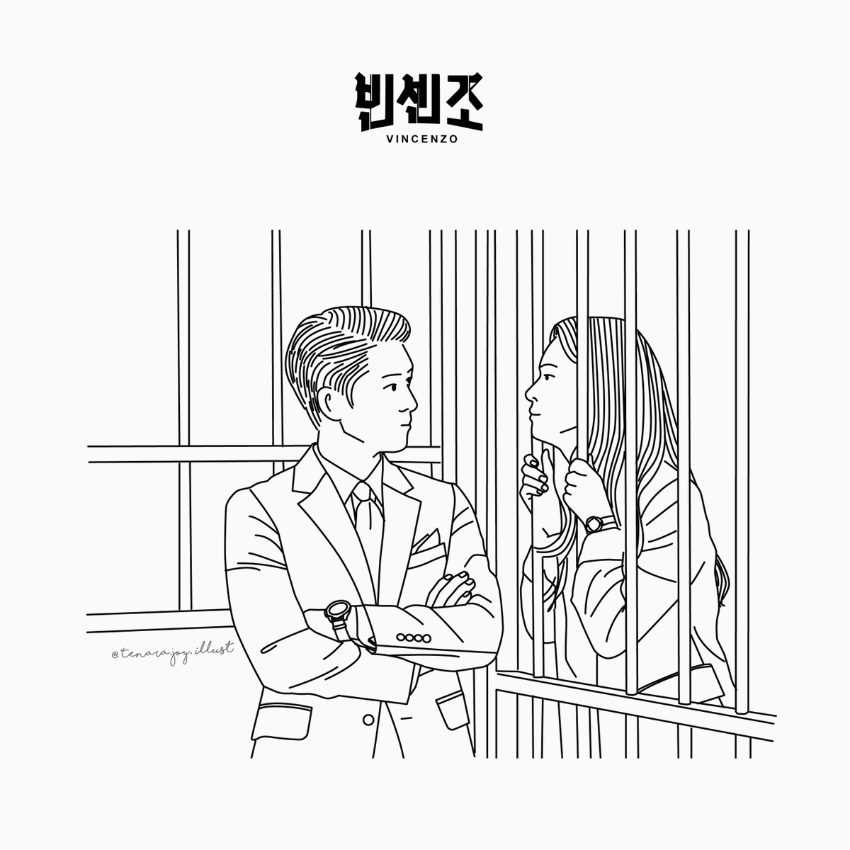 TenaraJoyillust's tweet photo. Vincenzo
#빈센조 #Vincenzo #SongJoongKi  #송중기 #illustrator #illust #drawing #art #lines #korea #koreadrama #tvN #Netflix #ซงจุงกี https://t.co/xLhnA2zC6N