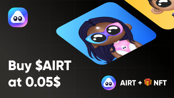🎉 NFT GIVEAWAY 🎉

Get a chance to win a FREE Air Hero 👩‍🎤👨‍🎤

To qualify:
✅ Follow, Like, Retweet
✅ Tag 3 Friends
✅ Visit: app.airnfts.com/launchpad
✅ Join: t.me/airnfts

1 winner in 48H

NFT will be given after launchpad ends 🚀

#NFT #NFTGiveaway