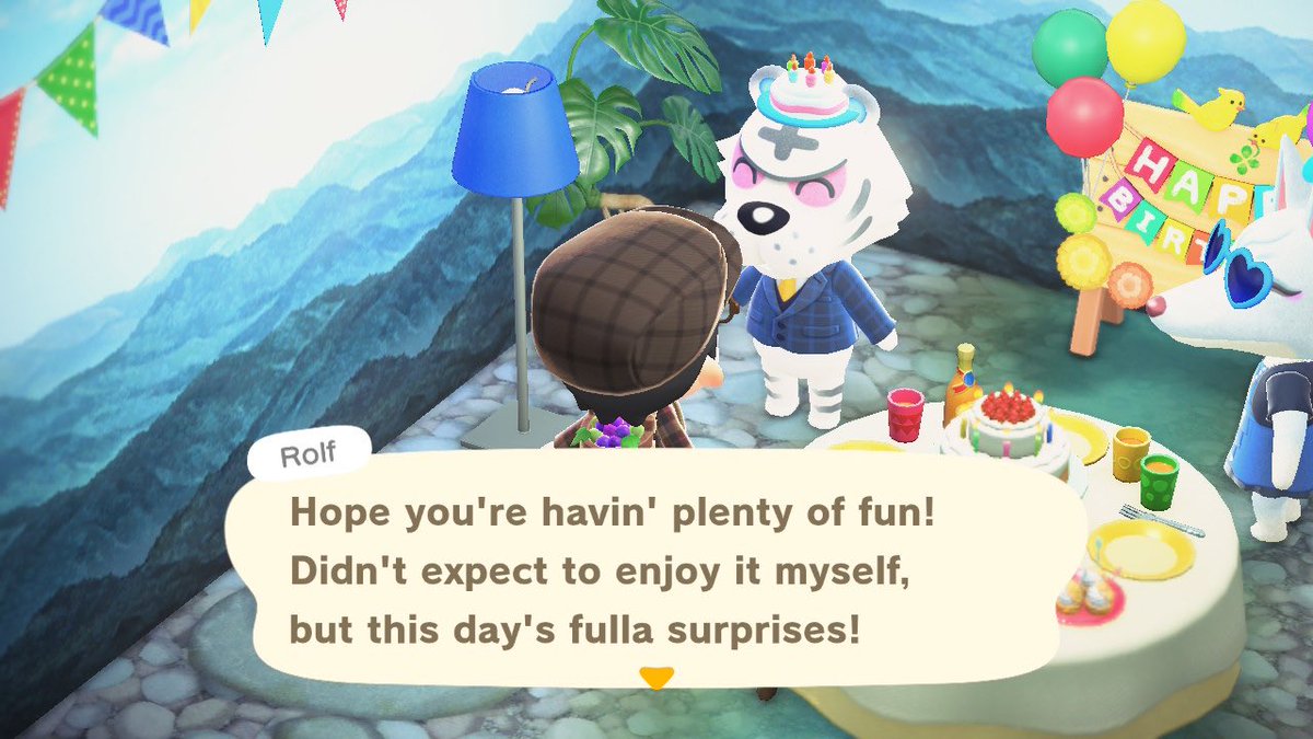 cancelling all my plans because it’s rolf’s birthday 🥳 #ACNH