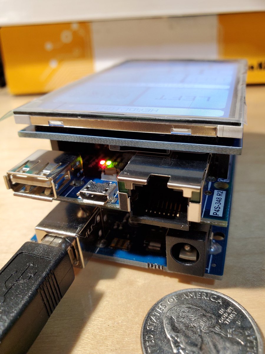 OpenSourceBike's tweet photo. The network shoeld came in. It has Bluetooth, WiFi, Ethernet and a PHP web server built in. 
#arduino #phpoc #microcontrollers https://t.co/KBLzHACACp
