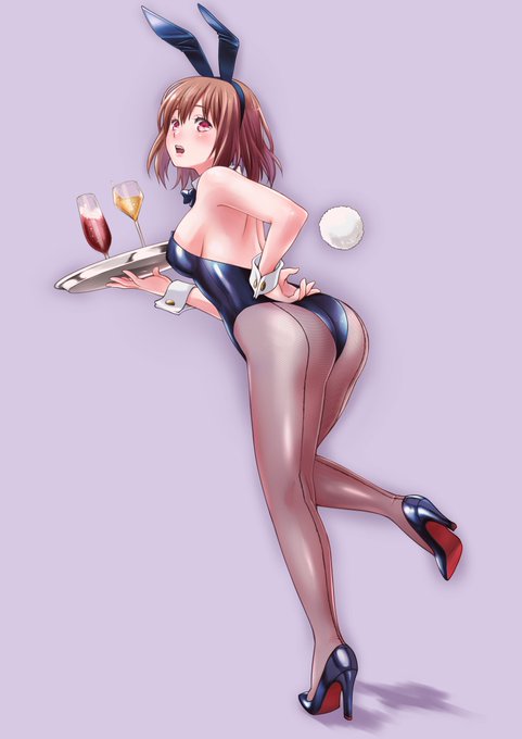 着脱式バニーさん🐰
#バニーの日 に間に合いませんでした。

#バニーガール 