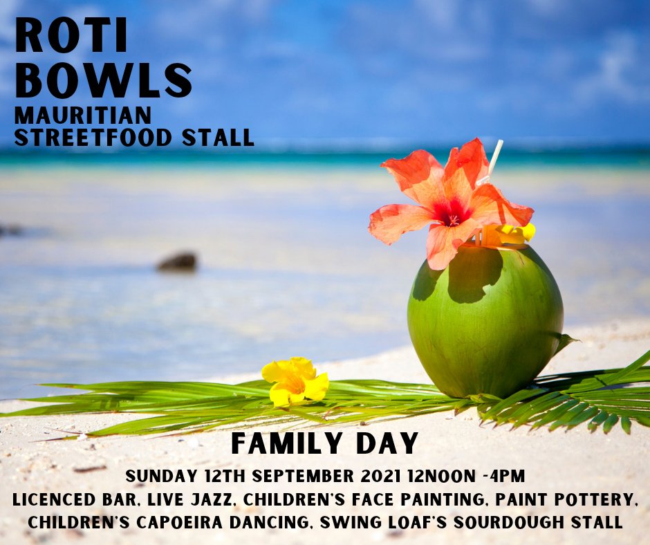 bliss_park's tweet photo. We're bringing the Tropics to South Park Gardens, Island Style ❤💙💛💚
Authentic Mauritian Street Food

Family Fun Day
Sunday 12th September 12 - 4pm 

Keep the flavours going with a glass of Chilled Rum Punch 🍸Fully Licenced Bar on site

https://t.co/jW8d5BUBjn https://t.co/X4Zs6Hfew8