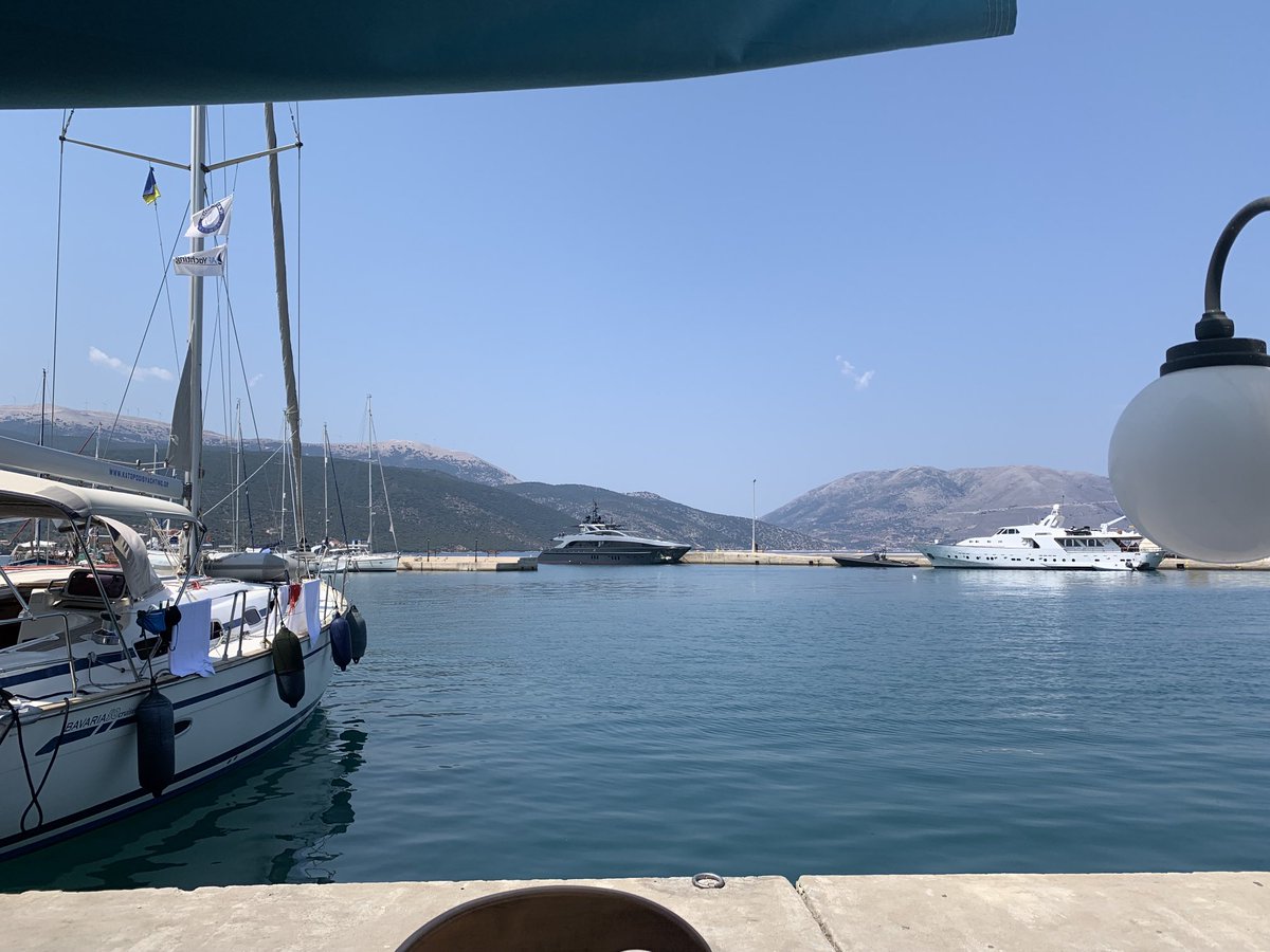 My glorious lunch view #kefalonia #Greece #summer #holidays ⁦@jamesvillasuk⁩ #sunshine