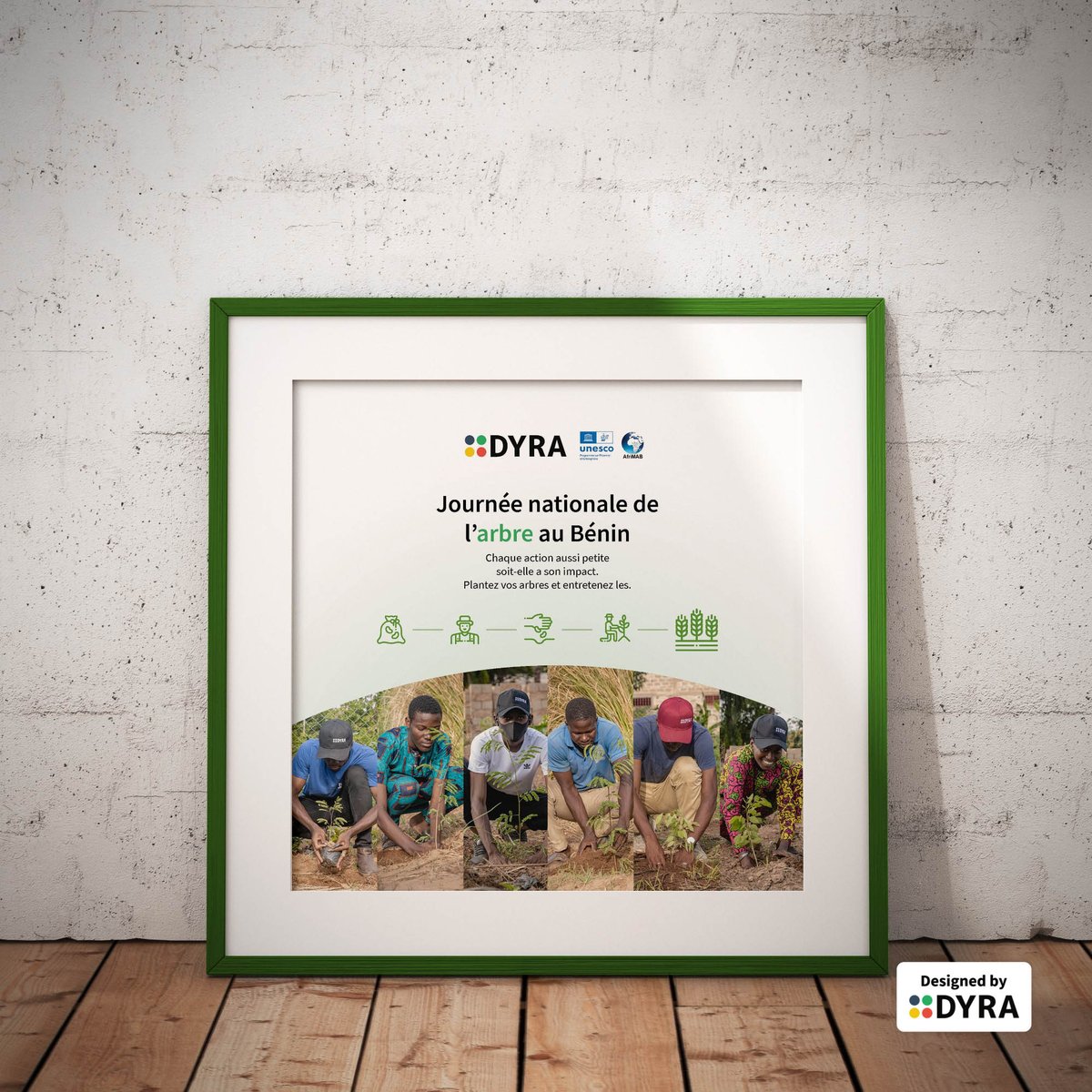 dyra_design's tweet photo. DYRA - AfriMAB | UNESCO | Conception d'affiche
Conception d'affiche à l'occasion de la Journée Nationale de l'arbre au Bénin.
Design by @dyra_design #benin #wasexo  #dyra_benin  #dyra https://t.co/mig5ER6kGN
