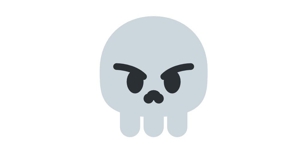 Emoji Mashup Bot 🫡 on X: 💀 skull + 😾 angry-cat =   / X