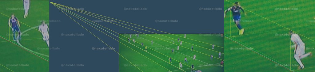 ArchivoVAR's tweet photo. 📺 Fotograma exacto del pase de Alaba a Karim Benzema.

La acción es milimétrica, cuestión de pocos centímetros, pero el francés se encuentra en fuera de juego. ❌

Análisis preciso de @naxotellado utilizando captura en movimiento. https://t.co/kMuwsbr4d5