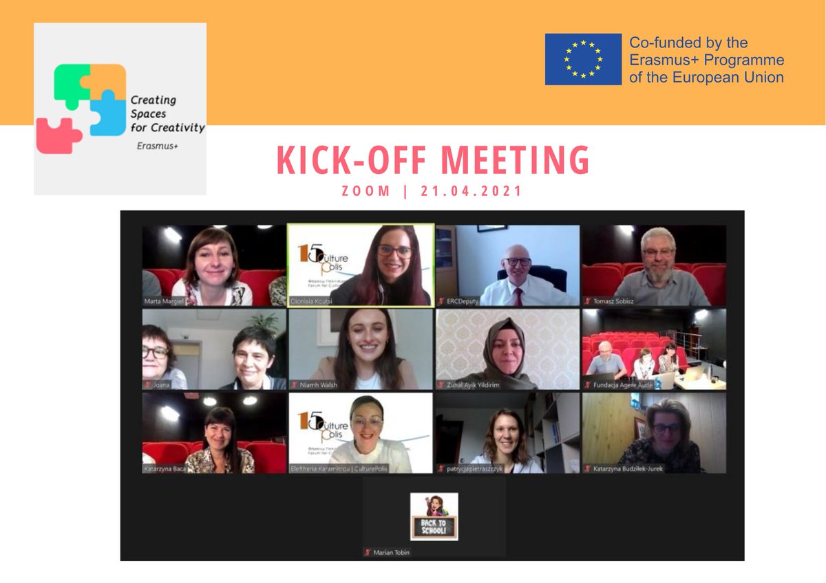spaces_project_'s tweet photo. 🌍 The Kick-off meeting of the SPACES - Creating Spaces for Creativity project!
#SPACES #erasmusplus #europeanproject #eu #innovation #schooleducation #creativity https://t.co/waLfLTZN7Y