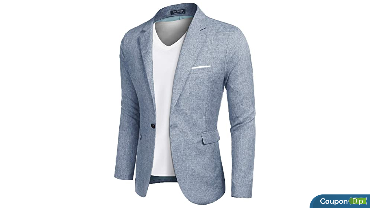 Coupondip_'s tweet photo. COOFANDY Men's Casual Suit Blazer Lightweight Sports Coats
Order Now - https://t.co/L7VtLonBZz

Button closure
Do Not Bleach
MATERIAL - Polyester &amp; Cotton

@amazon @amazonca #Amazon #suit #jacket #fashion #coupons #Offers #Deals #Discounts #cashback #fashionstyle #clothes https://t.co/6b5H3QOj62