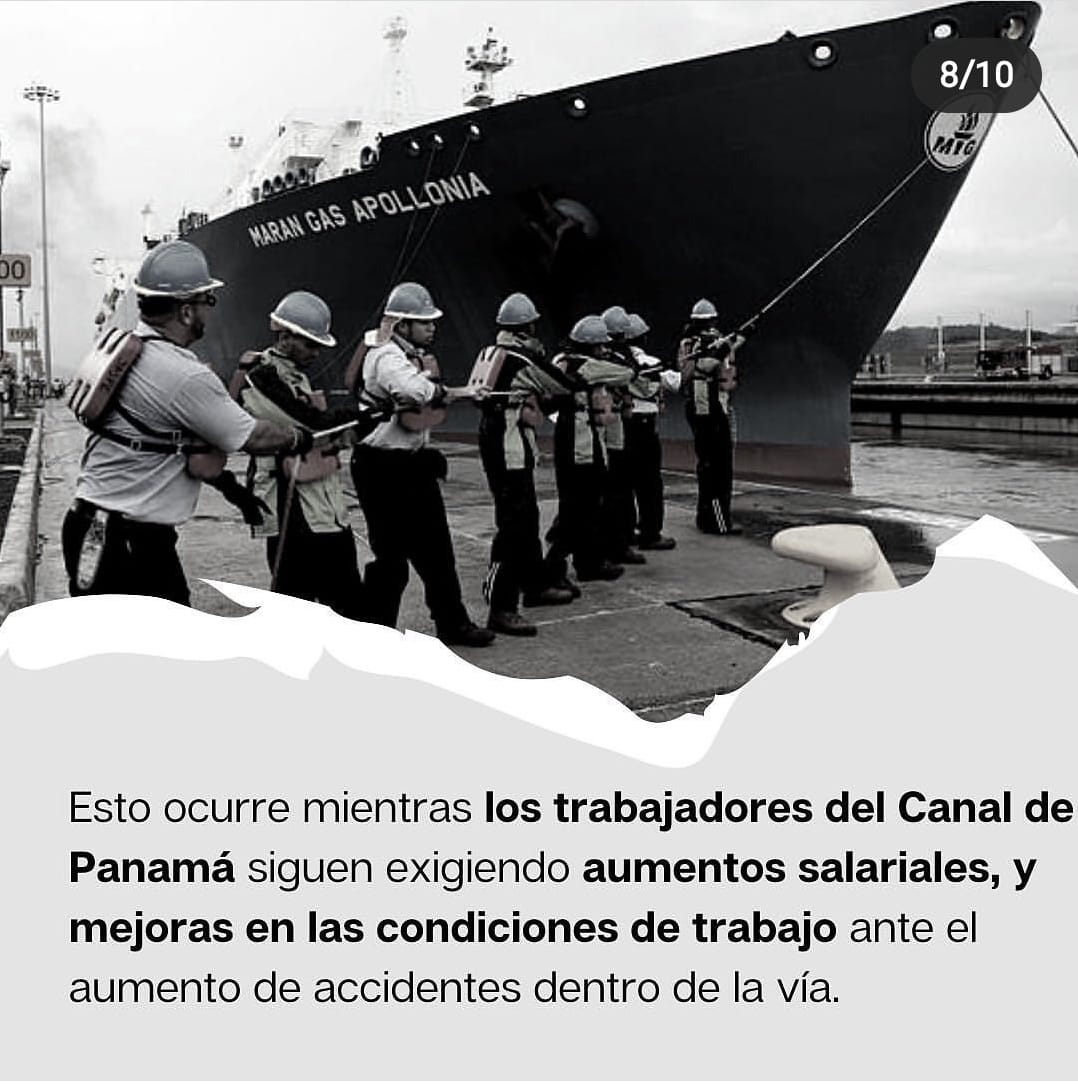 UCOCPTY's tweet photo. Las negociaciones de convenios en @canaldepanama están detenidas según diseño de su Junta Directiva y ADM. Hay grupos con enormes privilegios pero para el 95% el plan es quitar lo que puedan. Y cuando se les pide diálogo CIERRAN puertas. Esta es la realidad que #Pamama no conoce. https://t.co/O7aKTvRzaj