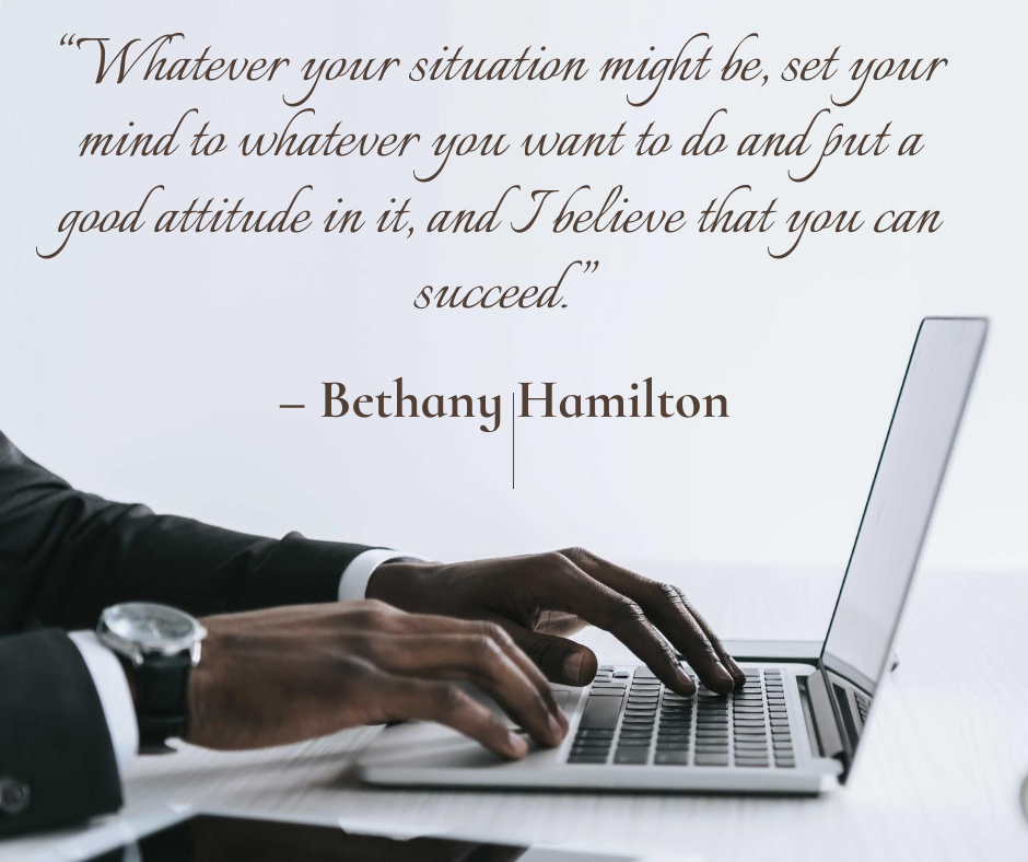 OgburnSchool's tweet photo. “Whatever your situation might be, set your mind to whatever you want to do and put a good attitude in it, and I believe that you can succeed.” – Bethany Hamilton
#mondaymotivation https://t.co/Gajk06hWVj