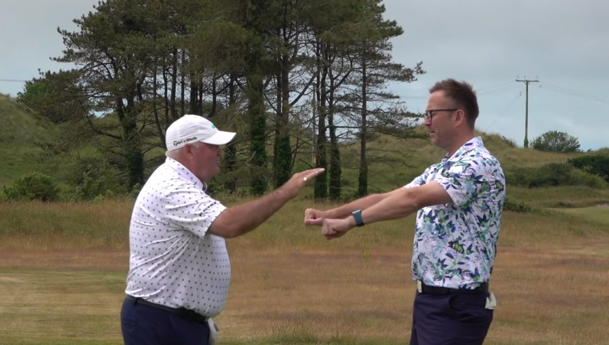 Golf_Mates_'s tweet photo. 📹 NEW VIDEO 5pm via @YouTube
One of us gets destroyed ⛳😂 @AshburnhamGolf @golfmatestravel @tvmotorhomes #golfmates #gamewithnoname https://t.co/3xyjo9e3CO