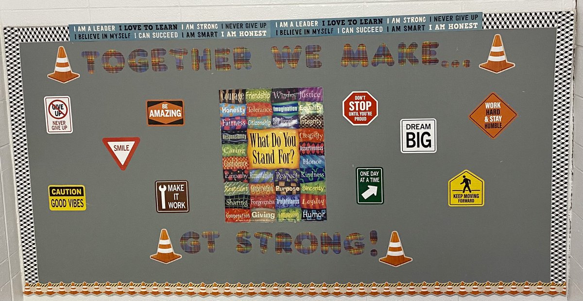Georgetown204's tweet photo. Positive bulletin boards are everywhere a Hawk can see! @Georgetown204 ! #GeorgetownProud #GeorgetownStrong @ipsd204 https://t.co/PTa0gufekf