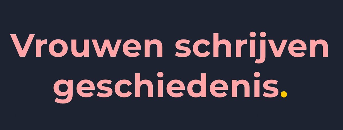 Mooi programma van #Huis73 voor de Maand van het Schrijven. Met op 25 september de aftrap van Vrouwen schrijven geschiedenis. I'll be there! Samen met @DidoMichielsen, @machteldsb, Lianne Damen en
<a href="/LisaWeeda/">Lisa Weeda</a>. bit.ly/2W8Uz8X 
#vrouwenschrijvengeschiedenis