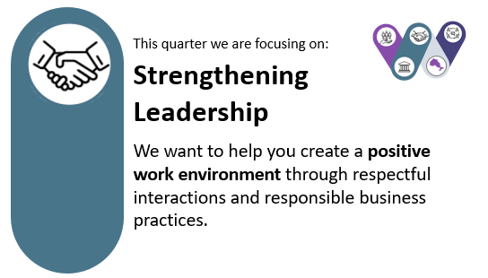 We are excited to introduce to you our second series of tweets, which will focus on the pillar #StrengtheningLeadership