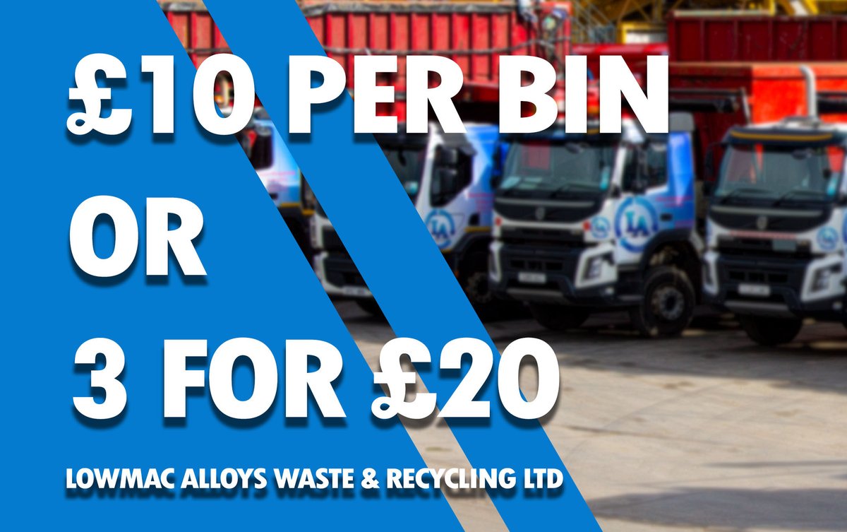 Missed the bin man? no worries.
We can empty your bin for £10 or 3 bins for £20
Call Today: 01294 273 748 (Option 1)
Order Online: lowmac-bin-empty.co.uk/shop/