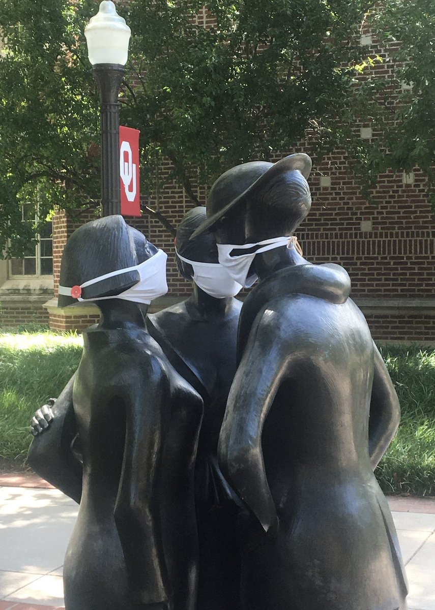 PalmeriJoAnn's tweet photo. Letโs all stay safe as we begin the fall 2021 semester @UofOklahoma #WearAMask #MaskUp #OUTogether https://t.co/IBryb7XzPF https://t.co/bIL087IyWP
