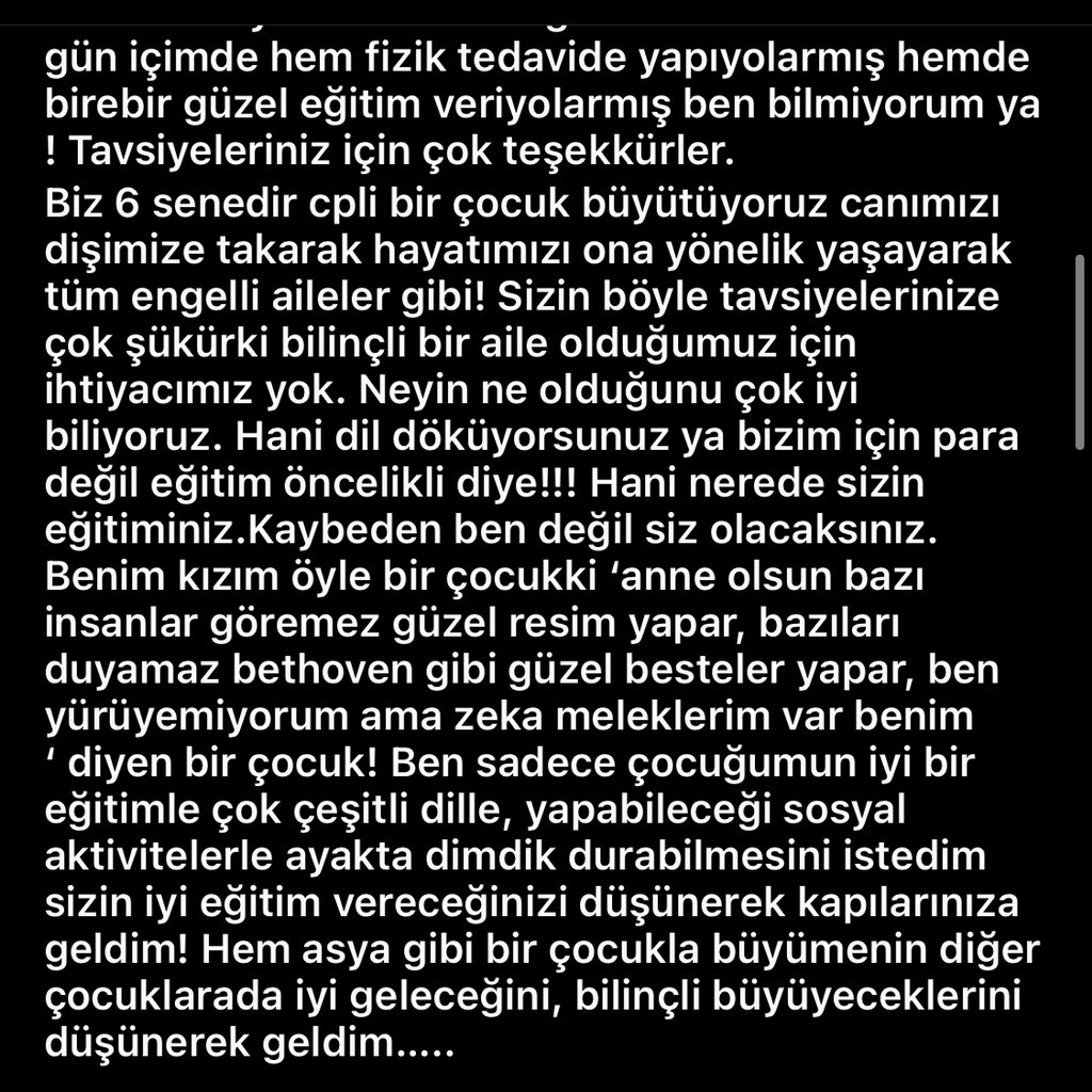 mervsnmz's tweet photo. Özel gereksinimli çocuklarımız için yapılan haksızlığı sizinde bilmenizi istedim . Asyam kuzenimin @acarcaglacug kızı. Okuyun paylaşın herkes bilsin!!! @ugurokullariylv @bahcesehirkoleji @guclukoleji @istekokullari https://t.co/4iaiEq3vpL