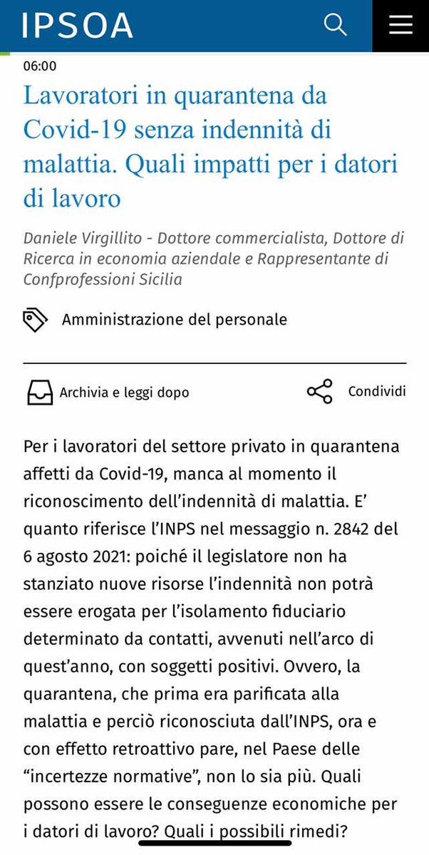 gio72's tweet photo. #quarantena #inps #malattia #noindennita https://t.co/EfMlj4Iocg