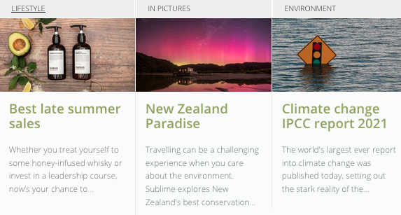 SublimeMagazine's tweet photo. Three Articles Worth Reading This Week
1- Best late summer sales by #Sublimeteam
https://t.co/ij0RARZUpv
2- New Zealand Paradise by #byEmilyBowles
https://t.co/dVuMn8UAhY
3- Climate IPCC Report'21 by #DamianSantamaria
https://t.co/imLevHLL5d #sublimemagazine #sustainableliving https://t.co/z7HyUjb8pk