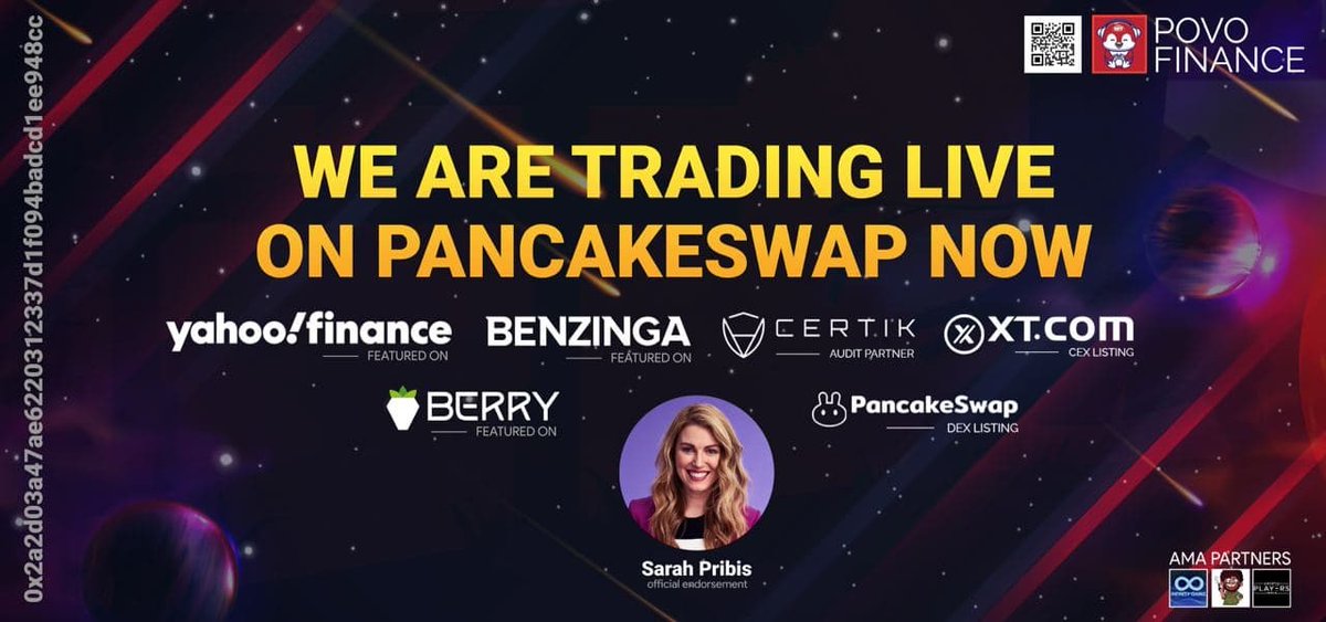 cryptoagile731's tweet image. We are live now :rocket:
pancakeswap.finance/swap#/swap?out…
Lets be strong hands and stake here at stake.povo.finance with 1000% APY, 35% returns!