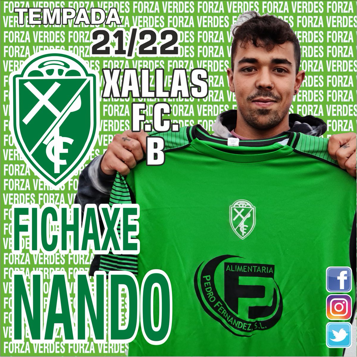 Seguimos Informando das Fichaxes do XALLAS F.C. B

#xallasfc65
#F
orzaVerdes