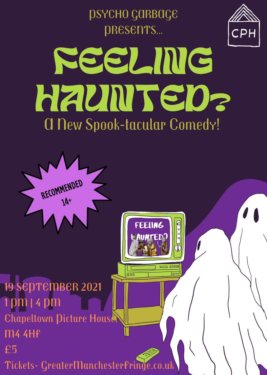 Hello! We have a very exciting GIVEAWAY! WIN TWO TICKETS to our upcoming show “Feeling Haunted?”. All you have to do to enter is FOLLOW us, RETWEET this and TAG the person you’d bring with you! winner announced Monday 30th. Good luck😊