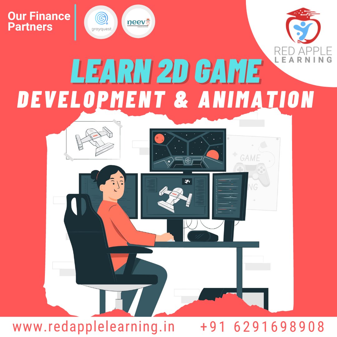 redapplekolkata's tweet image. Learn from professionals and make a certified career in Game Development and Animation.
For more info visit: redapplelearning.in OR call us: +91 6291698908
#learngamedevelopment #animationcourses #RedAppleLearning