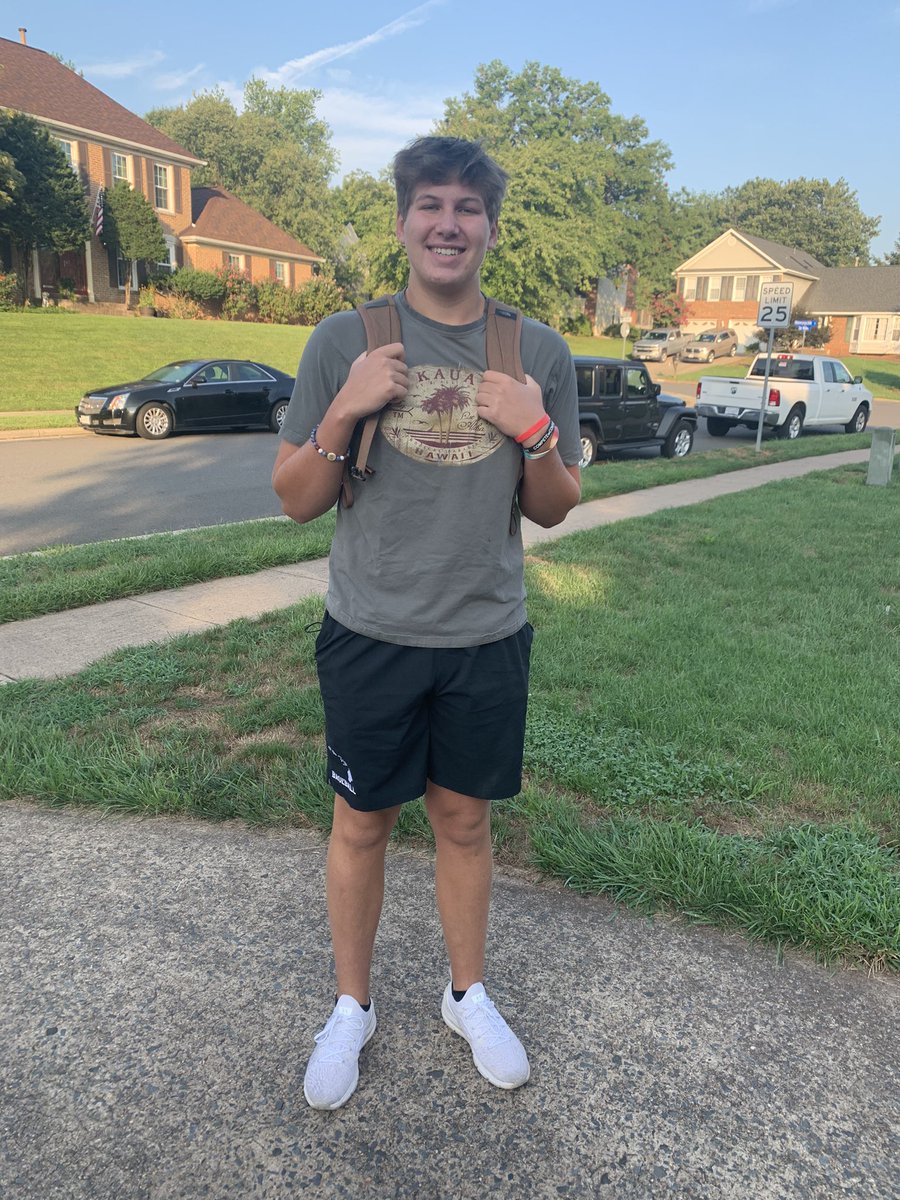 This guy is a senior. Where has the time gone?  6’ 4”.