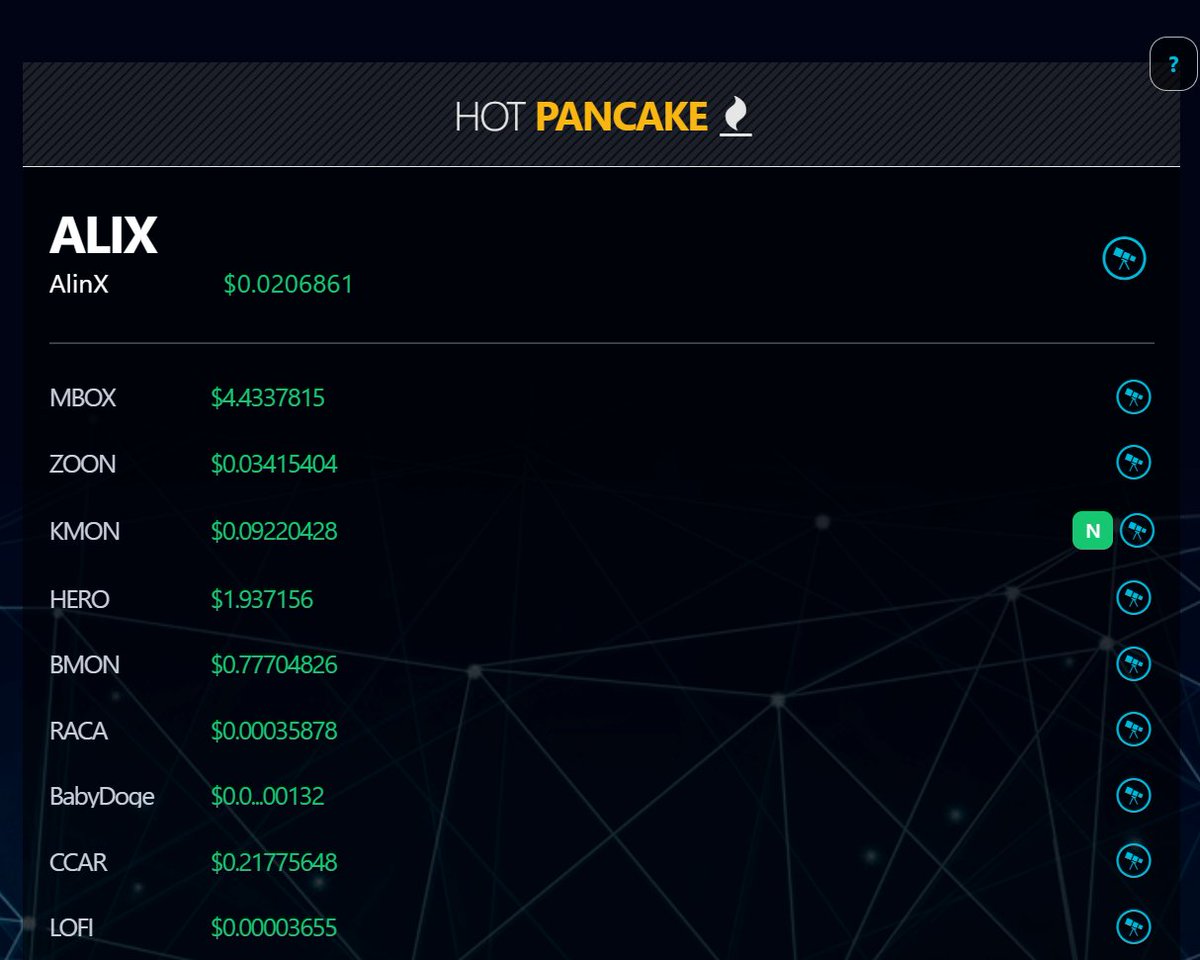 💥💥ALIX NEWS💥💥

We are happy to announce that ALIX is now holding the top 1 trending on Dextool.

Thank you for all your companionship and support.

For detailed, please check the following link dextools.io/app/pancakeswa…
$ALIX $BSC #playtoearn
