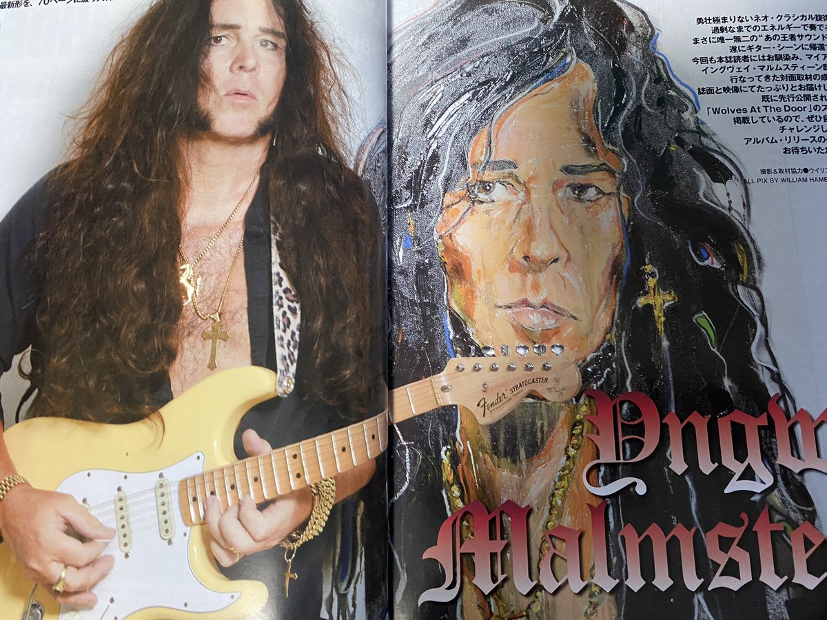 DODYJM308's tweet image. Yngwie Malmsteen Young Guitar @OfficialYJM @Fender @marshallamps @youngguitar #yngwiemalmsteen #yngwie #fender #marshall #youngguitar