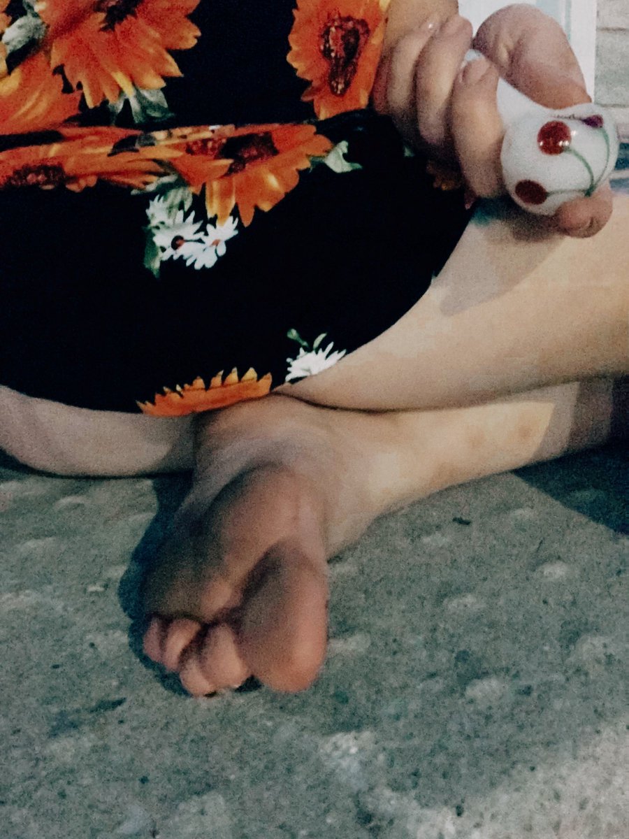 I love getting high and walking around barefoot.