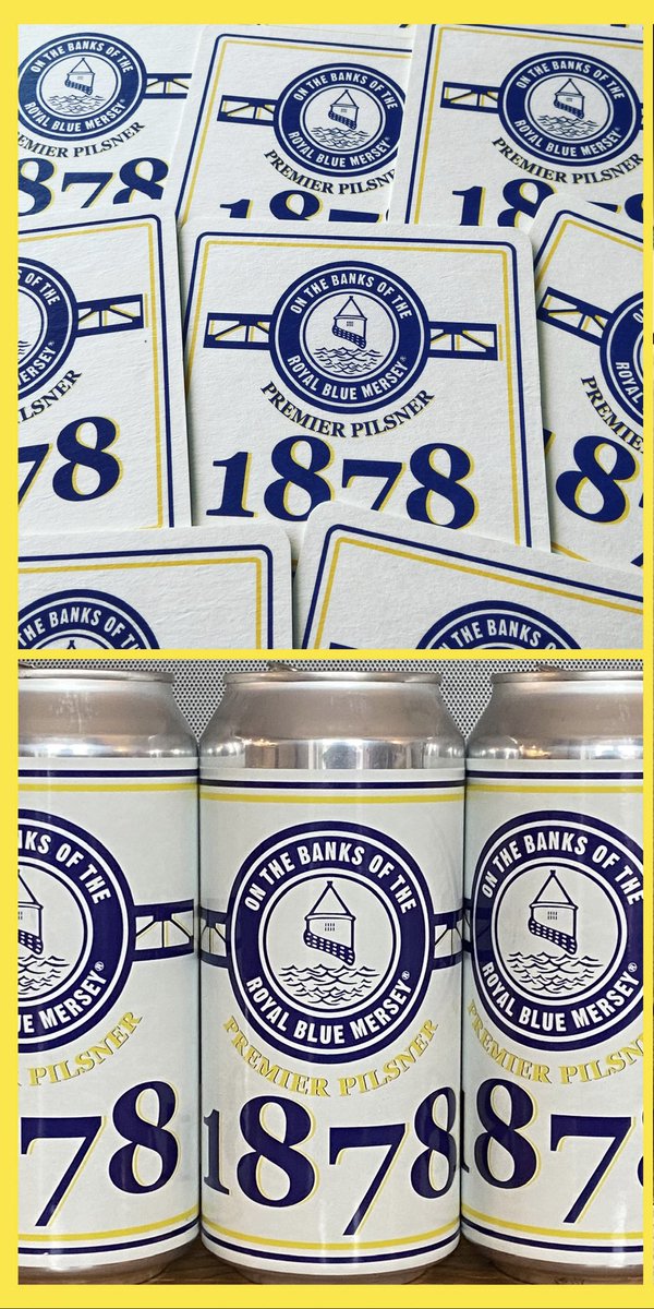 OnTheBanks1878's tweet image. 🔵🍻🟡🍻🔵🍻🟡🍻🔵🍻🟡. We go again Blues for our Giveaway for 4 x 440ml cans of our On The Banks 1878 Premier Pilsner &amp;amp; 12 Beer Mats , What time will @Everton Score V Huddersfield Minute &amp;amp; Seconds nearest wins Blues Get FOLLOWING &amp;amp; Get RETWEETING Times Blues 🔵🍻🟡🍻🔵🍻🟡🍻🔵.