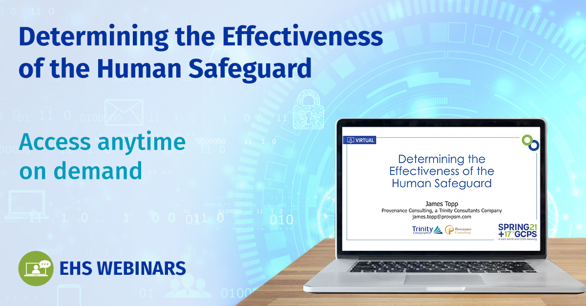 Check out this 20-minute presentation on how to properly take credit for #alarms as #safeguards when their effectiveness depends on a person responding. This quick #video provides some great best practices to help get you started. trinityconsultants.com/Training/5301/…