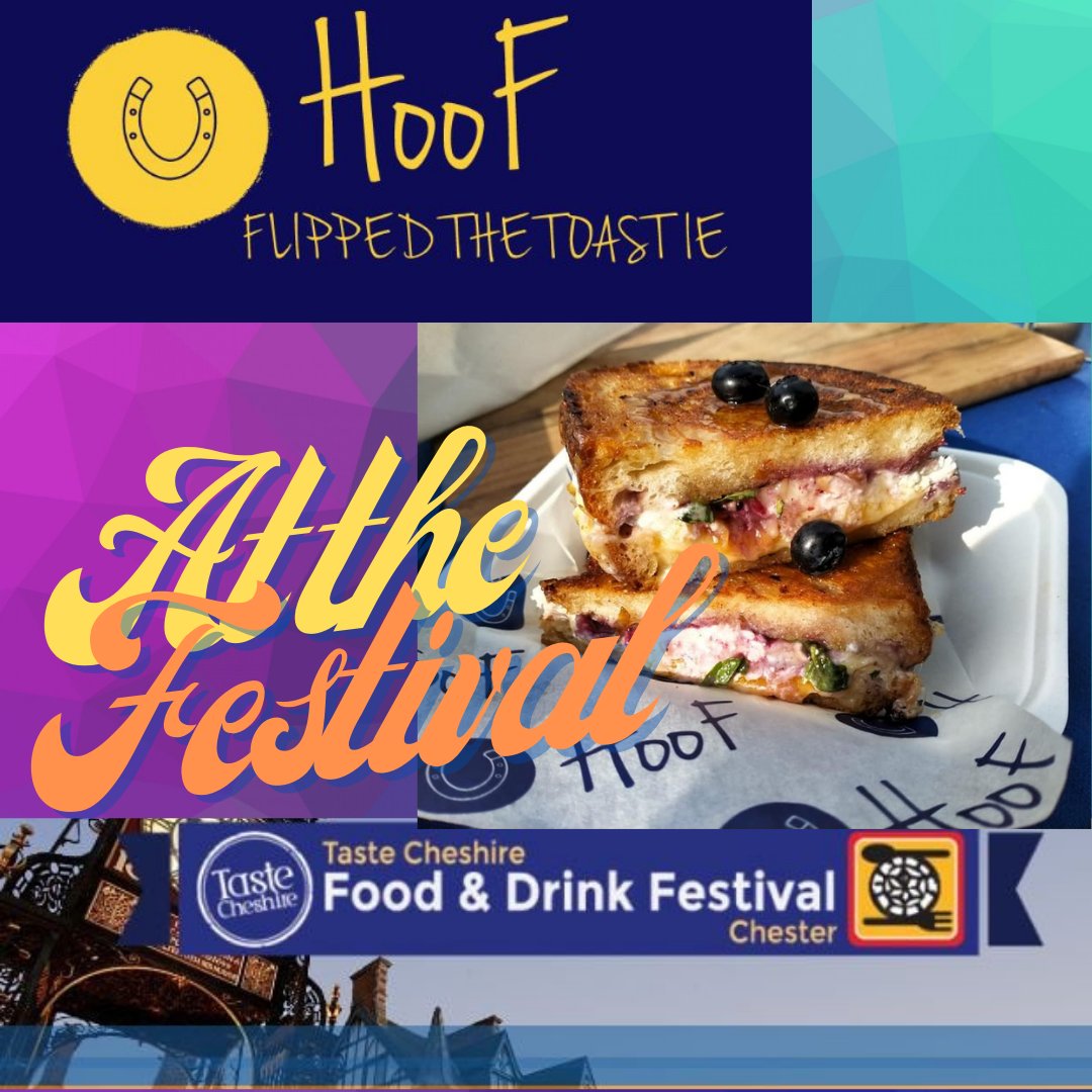 What Food Festival at Chester Racecourse would be complete without a horsebox selling gourmet toasties!? 
The phenomenal HooF Flipped the Toastie will be at this year's festival, flipping toasties and WE CANNOT WAIT!!
Chesterfoodanddrink.co.uk