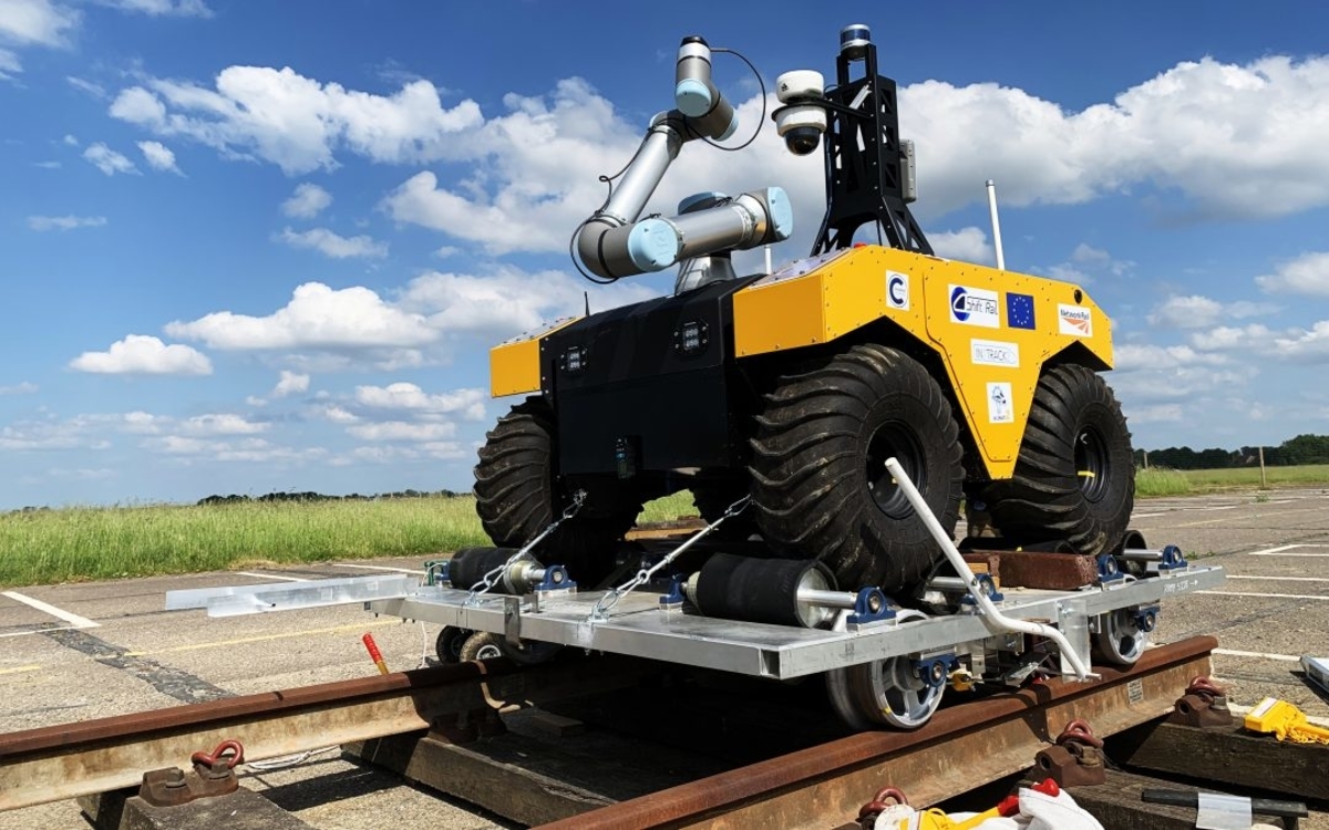 clearpathrobots's tweet image. While railways are the most efficient method of transporting people and goods in the world, maintaining them can be a dangerous job. @CranfieldUni and @networkrail are using Warthog UGV to develop an autonomous integrated inspection and repair system. bit.ly/3srXBAR