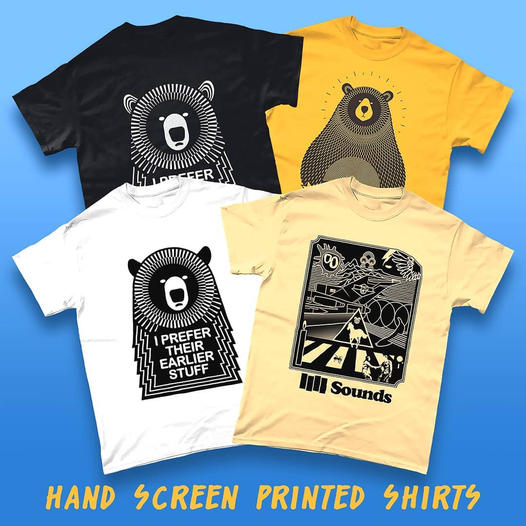RestlessWears's tweet photo. Free Shipping All Day - Muso Bear Shirt £14.99 from £19.99

#MondayMotivation  #vinyl  #freeshipping #giftideas #bears #Pinterest #ArtOfTheDay
#gifts #tshirtdesign #HandmadeHour #screenprinted https://t.co/GCpsJYi5VO