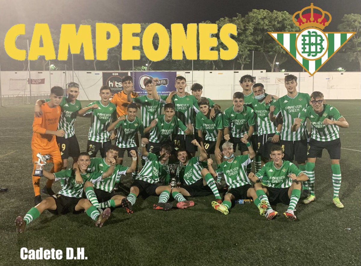 🔊 10º Torneo “ El Reto de Vivir Mejor”

🗣 Torneo en la categoría Cadete División de Honor, durante la #pretemporada 2021/2022

🔥FINAL🔥 R.Betis 2 - 0 Sevilla F.C.

🏆 ¡CAMPEONES! <a href="/RBetisCantera/">Real Betis Cantera</a> 

👏 ¡Enhorabuena campeones!

📱 #LosMejoresTorneosdeVerano
✌ <a href="/CD26_de_Febrero/">CD 26 De Febrero</a>