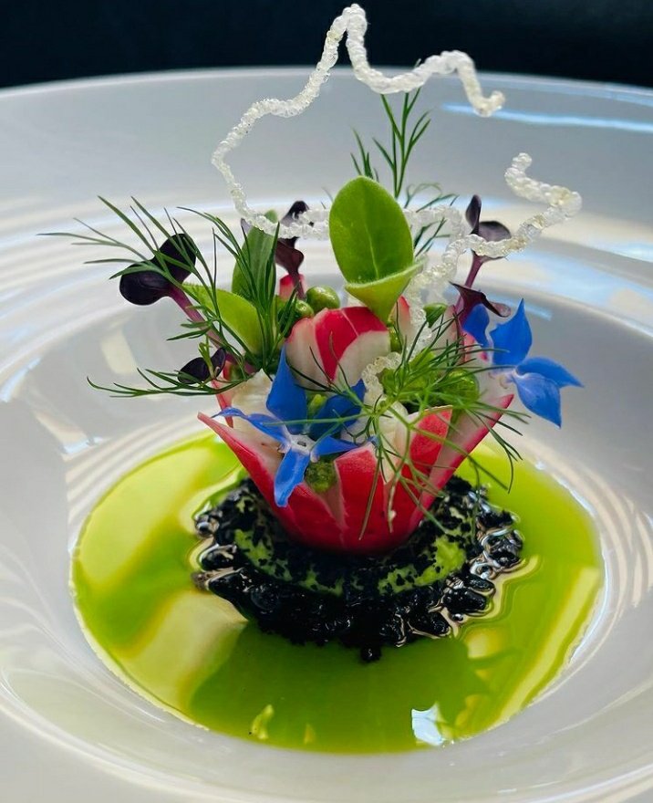 sanligastronomi's tweet photo. Değerli başkanımızın dokunuşuyla moderen salata.
@Cheffatihkaplan
#Gastronomia #Food #yemek #lezzet #egitim #moderen #PcrDayatmasıDurdurulsun https://t.co/WB9qzLlWLj