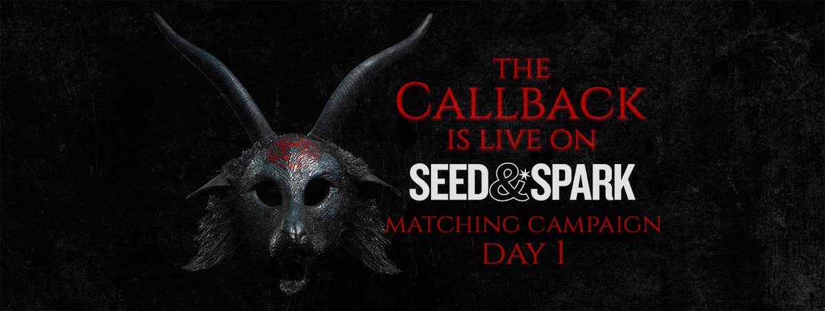 If we can get 100 new backers by Friday, we've got a backer who will give us $5000!!
We can't do this without you, any amount will help, and it only takes a moment.
PLEASE CONTRIBUTE HERE==&gt; TheCallbackFilm.com
#horror #indiefilm #crowdfund #HorrorFan #HorrorFamily