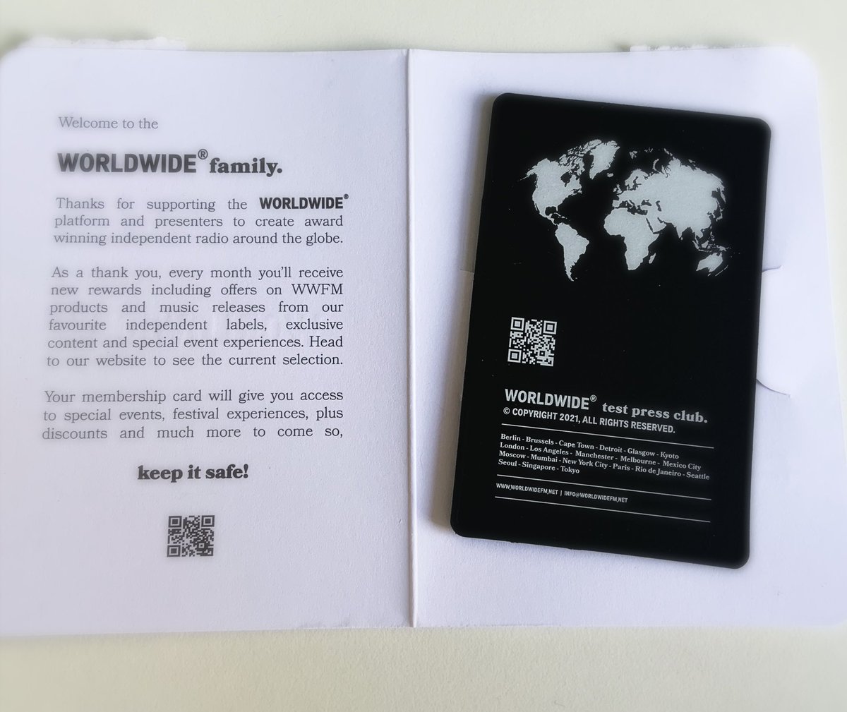 Officially part of the family! <a href="/worldwidefm/">Worldwide FM</a> #testpressclub