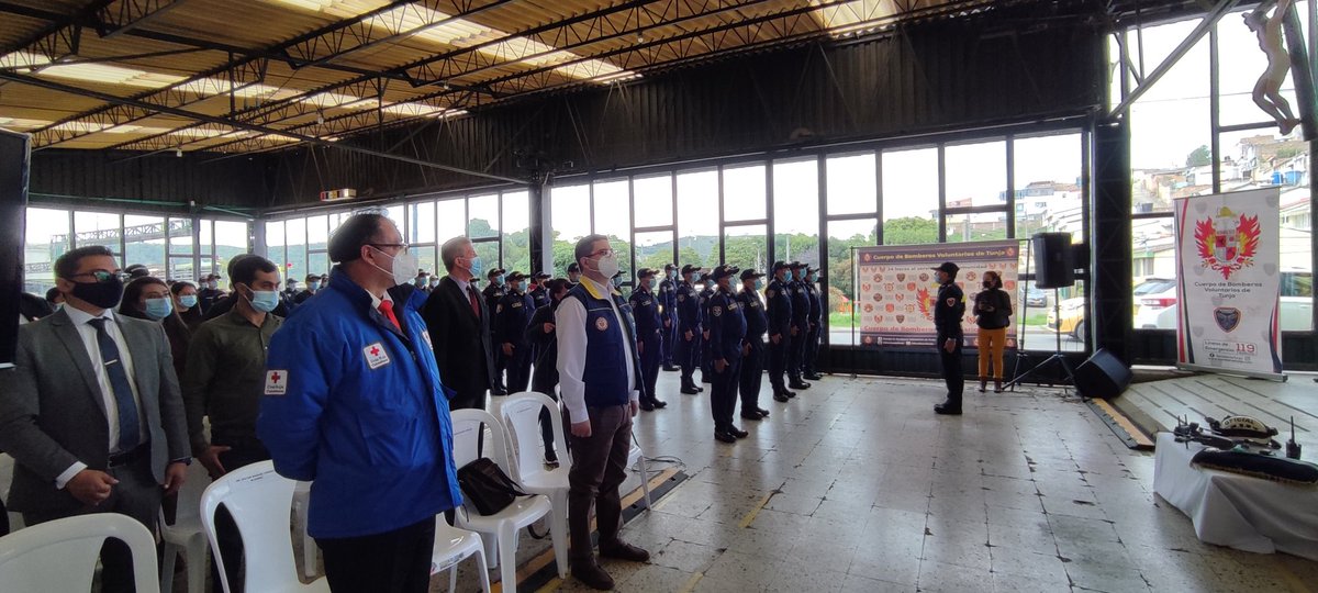 #AEstaHora se realizan los Actos protocolarios del 55 Aniversario de <a href="/bomberostunja/">BomberosTunja</a>.

Se dará a conocer a los nuevos bomberos caninos y el proyecto del Cuerpo de Bomberos Voluntarios de Tunja: Institución Gestora del riesgo en los Territorios.