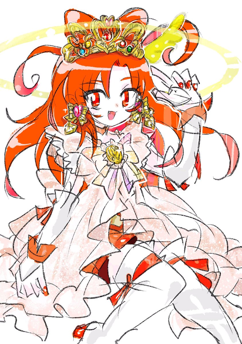 プリキュア キュアサニー 日野あかね プリンセスサニー スマイルプリキュア らくが らくがきしたがり屋 修羅のイラスト