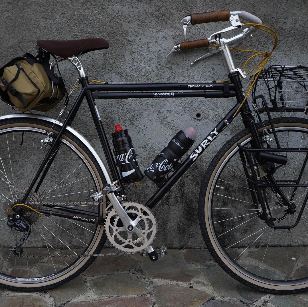 Surly_Bikes's tweet photo. If you have a Cross-Check, then you probably have everything you need. https://t.co/q97Z97MuH9 https://t.co/uqtMcXoBiY