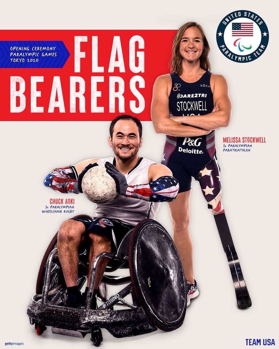 NationalRamp's tweet photo. We're setting our alarms for the #Paralympics start tomorrow! From watching flag bearers @Aoki5Chuck and @MStockwell01 at the Opening Ceremonies through to the last moments of the games, we will be cheering on @TeamUSA all the way! #ShowTheWorld https://t.co/9q3eAiQbXp