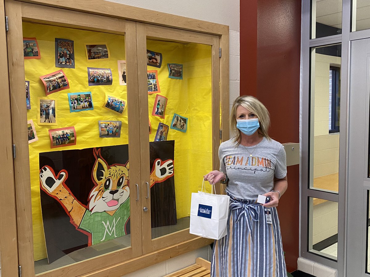 Bobcat pride on display <a href="/NISDMeadowVill/">Meadow Village ES</a>. Have a great year!