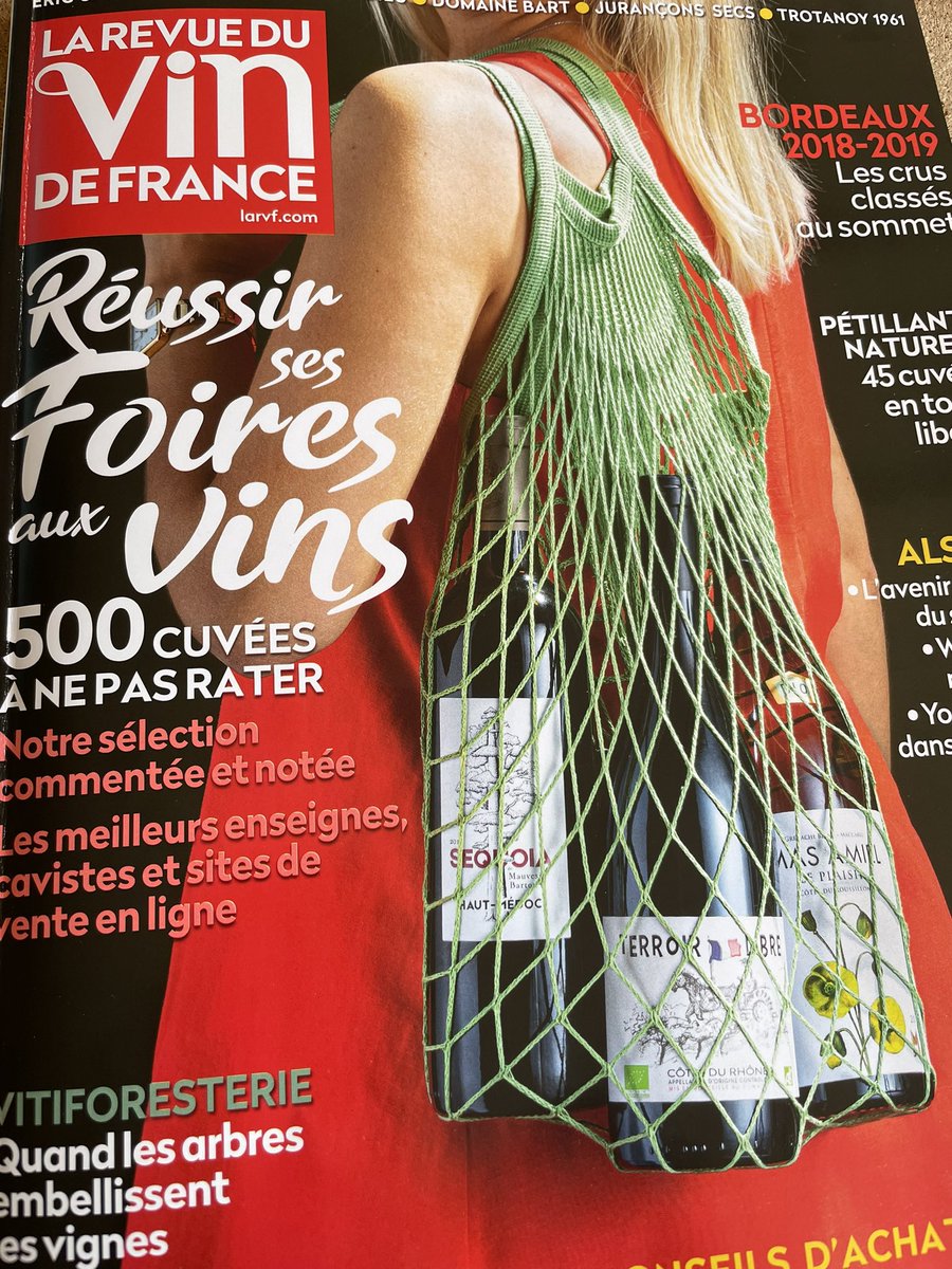 Barton Family Wines (@bartonwine) on Twitter photo Heureux ! Sur la couv. du dernier RVF, dans le filet, on trouve une bouteille de Sequoia de Mauvesin Barton 🥳. Cette cuvée est issue des parcelles de Haut Medoc. Merci !! <a href="/LaRVF_mag/">La Revue du vin de France</a> Heureux ! Sur la couv. du dernier RVF, dans le filet, on trouve une bouteille de Sequoia de Mauvesin Barton 🥳. Cette cuvée est issue des parcelles de Haut Medoc. Merci !! <a href="/LaRVF_mag/">La Revue du vin de France</a>