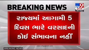 AHMEDABAD: હવામાન વિભાગની આગાહી, રાજ્યમાં આગામી 5 દિવસ વરસાદની શક્યતા નથી

#GujaratRains #MetDepartment #Ahmedabad

Read: tv9gujarati.com/videos/gujarat…