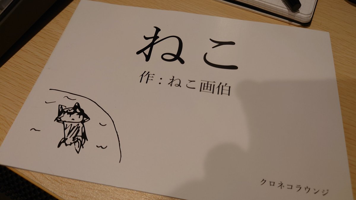 棚の整理してたら、ねこが出てきた