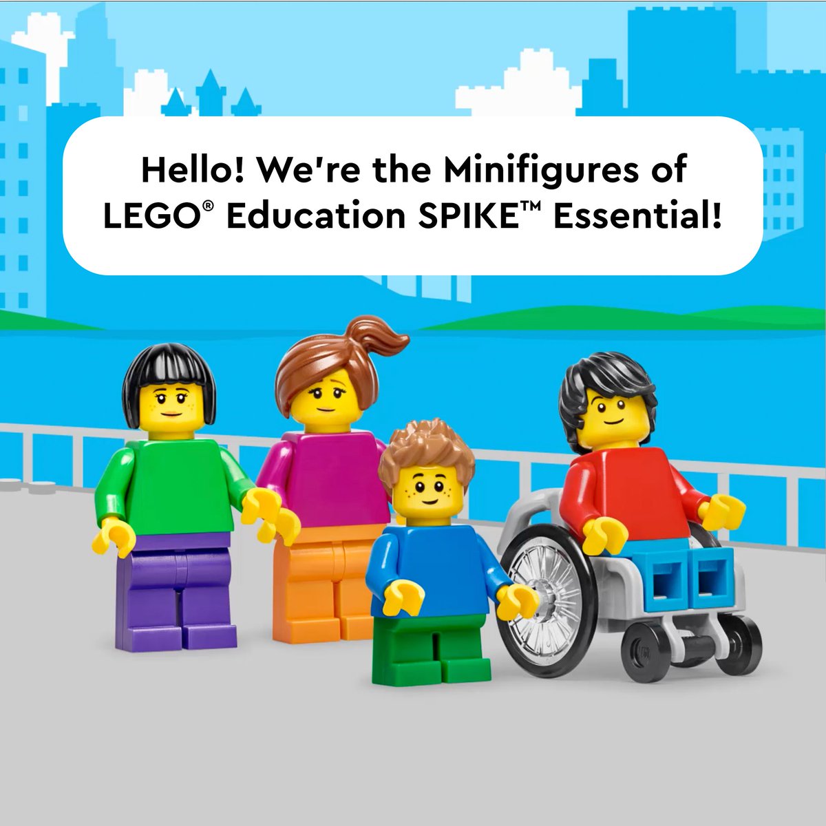 We are excited to introduce four new Minifigures as part of #SPIKEessential to help you teach #STEAM concepts through purposeful play. Tune in the rest of the week to meet them all! #LEGOlearningsystem LEGOeducation.com/MeetSPIKEessen…