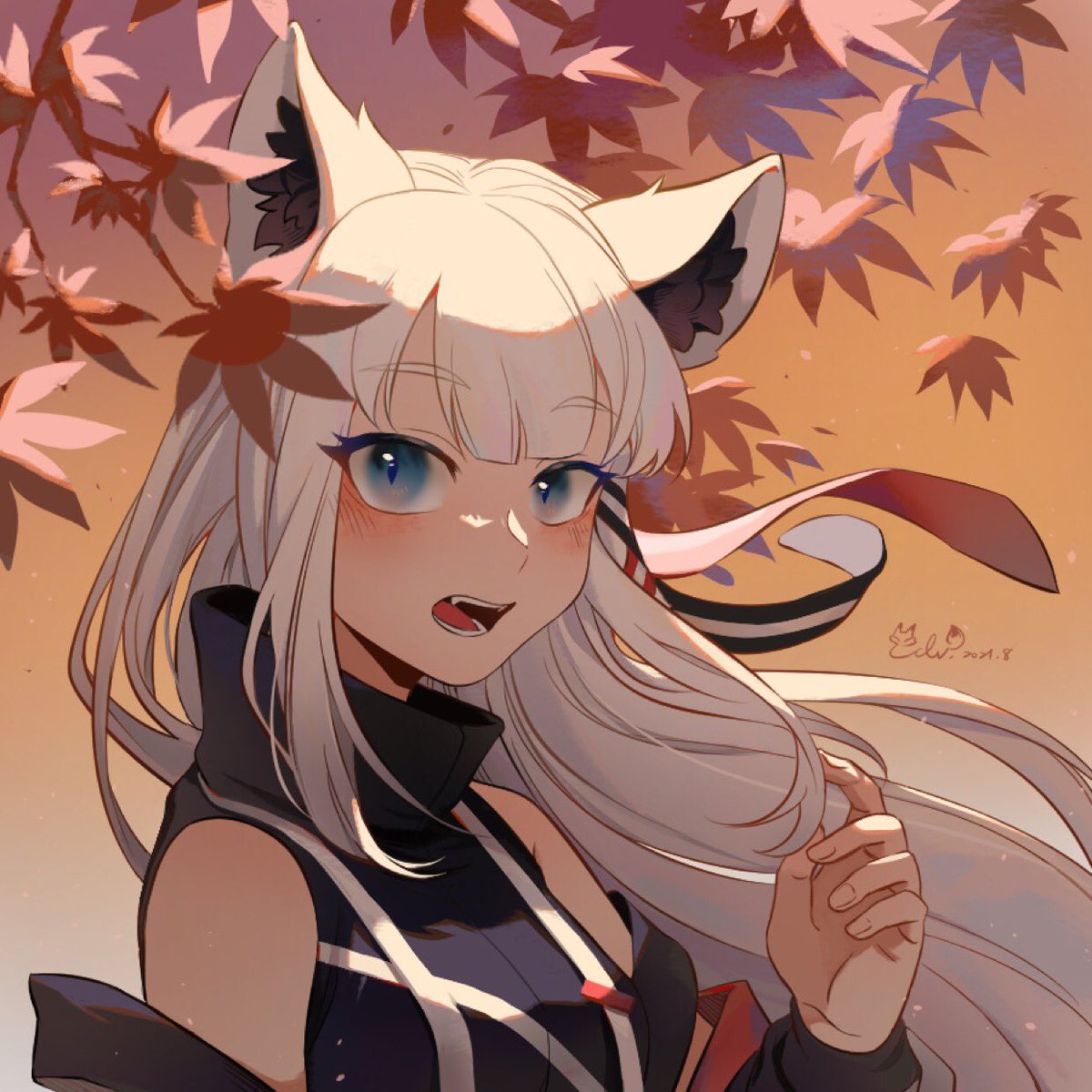 itsedenfox's tweet photo. 🍁☂️🍃
活動中獎圖！ https://t.co/ttCNTQfuVw